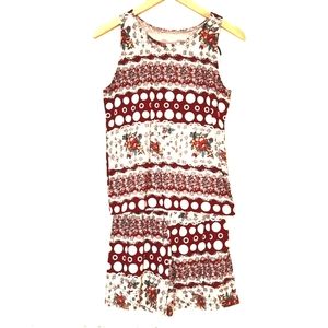 💥BUNDLE OFFER 💥Floral Print Sleeveless Top & Shorts Set